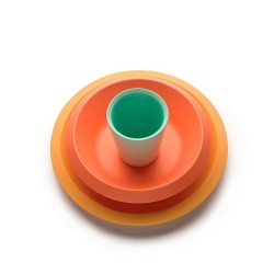 Conjunto de Refeição Criança S1 – Laranja – Giro Kids – Alessi