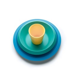 Conjunto de Refeição Criança S2 – Verde – Giro Kids – Alessi