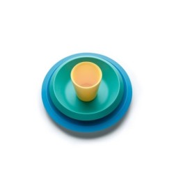 Conjunto de Refeição Criança S2 – Verde – Giro Kids – Alessi