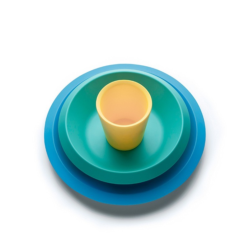 Conjunto de Refeição Criança S2 – Verde – Giro Kids – Alessi