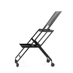 Carrinho de Serviço Dobrável – Preto – Plico – Alessi