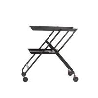 Carrinho de Serviço Dobrável – Preto – Plico – Alessi