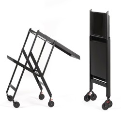 Carrinho de Serviço Dobrável – Preto – Plico – Alessi