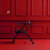 Carrinho de Serviço Dobrável – Preto – Plico – Alessi