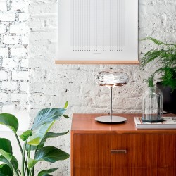 Candeeiro de Mesa – Prateado – BarkLamp – Alessi