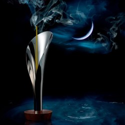 Queimador de Incenso – Prateado – Lírio – Alessi