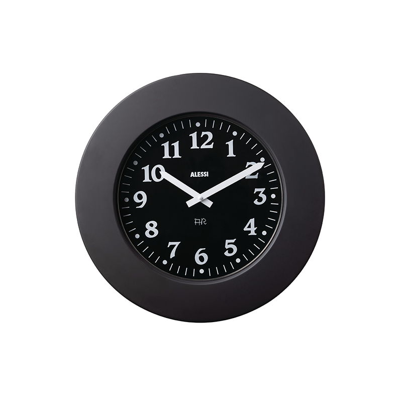 Relógio de Parede – Preto – Momento – Alessi
