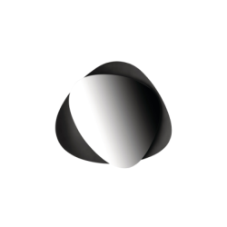 Espelho – Preto – Colombina – Alessi