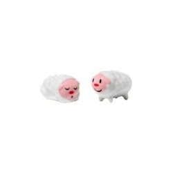 Conjunto de 2 Ovelhas – Branco – Tiny Little Sheep – A Di Alessi