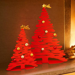 Conjunto de 6 Ímanes para Árvore de Natal – Bark for Christmas – Alessi