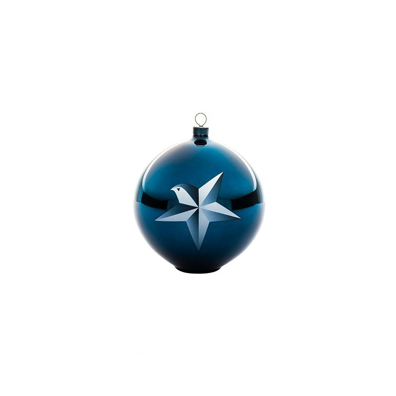 Ornamento Estrela para Árvore – Azul – da coleção Blue Christmas – A Di Alessi