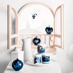 Ornamento Estrela para Árvore – Azul – da coleção Blue Christmas – A Di Alessi