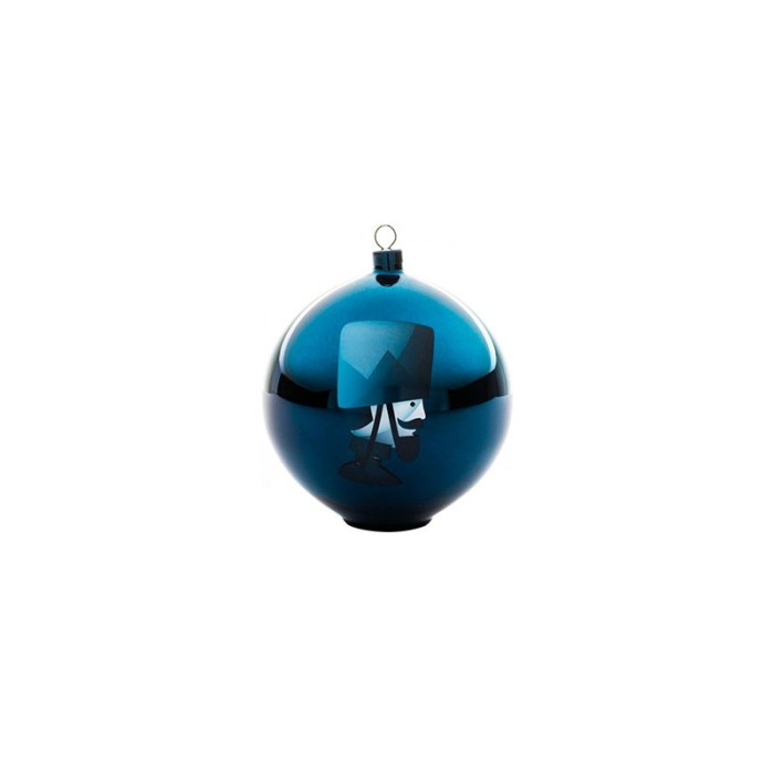 Ornamento Soldado para Árvore – Azul – da coleção Blue Christmas – A Di Alessi