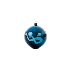 Ornamento Bailarina para Árvore – Azul – da coleção Blue Christmas – A Di Alessi