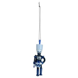 Ornamento Soldado – Azul – da coleção Blue Christmas – A Di Alessi