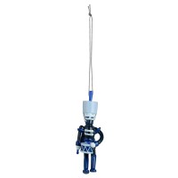 Ornamento Soldado – Azul – da coleção Blue Christmas – A Di Alessi