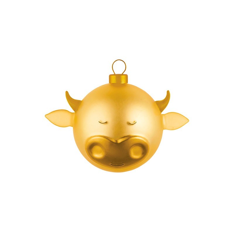 Bola de Natal – Dourado – Bue – A Di Alessi