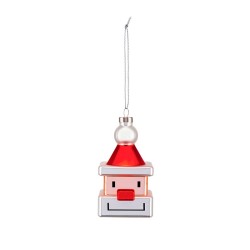 Ornamento de Natal Pai Natal Cubo – Le Palle Quadrate – Alessi