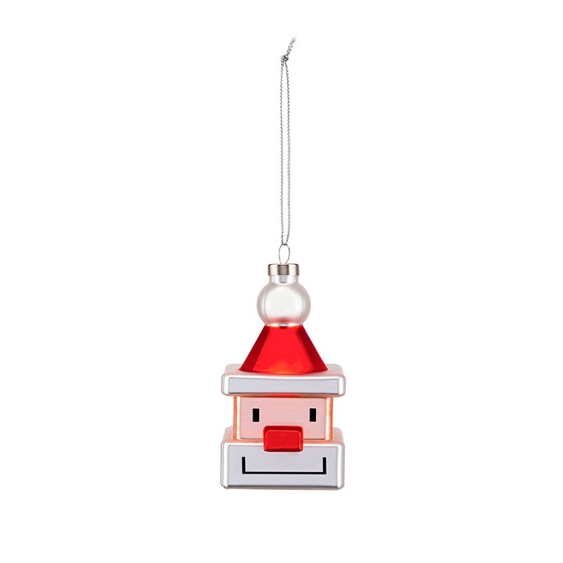 Ornamento de Natal Pai Natal Cubo – Le Palle Quadrate – Alessi