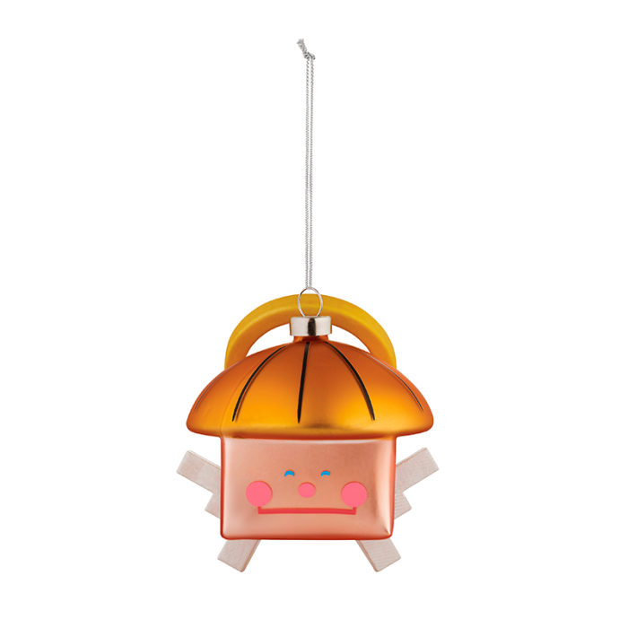 Ornamento de Natal Quadrangelo Cubo – Le Palle Quadrate – Alessi