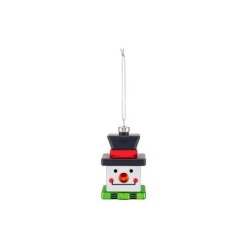 Ornamento de Natal Boneco de Neve Cubo – Le Palle Quadrate – Alessi