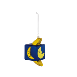 Ornamento de Natal Lua Cubo – Le Palle Quadrate – Alessi