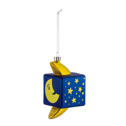Ornamento de Natal Lua Cubo – Le Palle Quadrate – Alessi