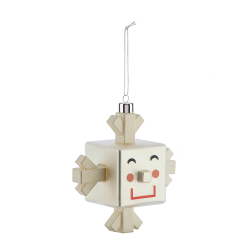 Ornamento de Natal Floco de Neve Cubo – Le Palle Quadrate – Alessi