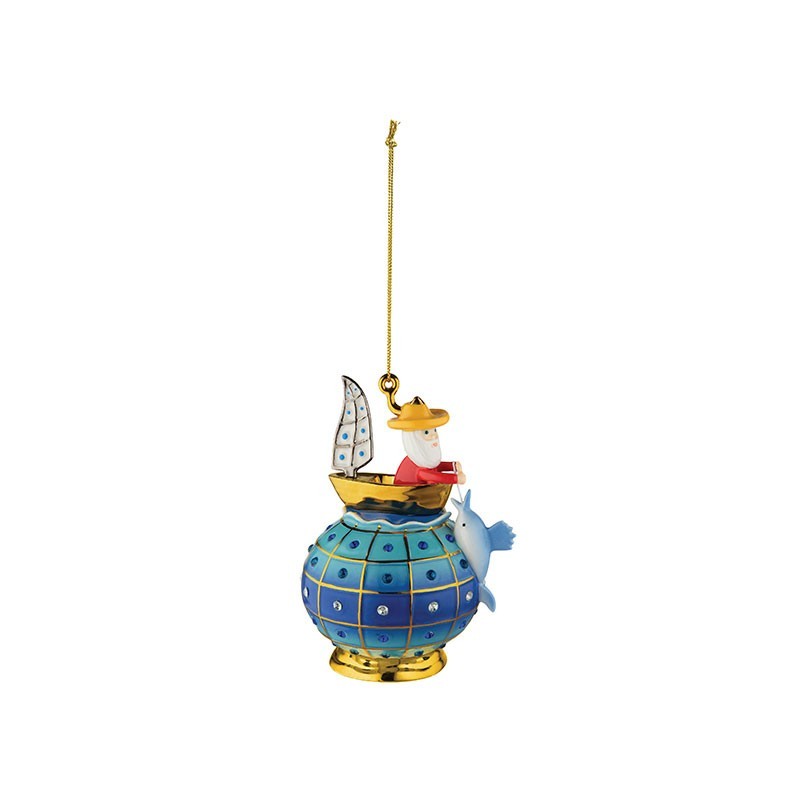 Ornamento de Natal – Il Vecchio e Il Mare – Alessi