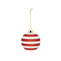 Bola de Natal Riscas Horizontais – Delight – Alessi