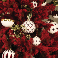 Bola de Natal Estrela – Branco
