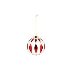 Bola de Natal Losângulo – Branco