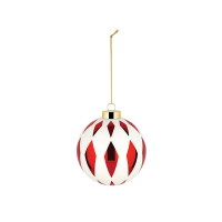 Bola de Natal Losângulo – Branco