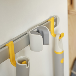 Suporte para Utensílios de Limpeza – Cinza – Cleantech – Joseph Joseph