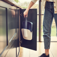 Vassoura e Pá para Fixar na Parede – Azul – Cleanstore – Joseph Joseph