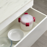 Conjunto 4 Recipientes Redondos 1L – Vermelho – Nest Lock – Joseph Joseph