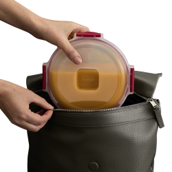 Conjunto 4 Recipientes Redondos 1L – Vermelho – Nest Lock – Joseph Joseph