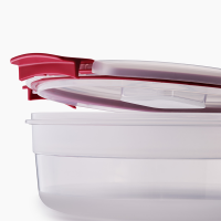 Conjunto 4 Recipientes Redondos 1L – Vermelho – Nest Lock – Joseph Joseph