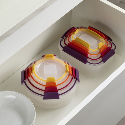 Conjunto 8 Recipientes Diversos – Multicolorido – Nest Lock – Joseph Joseph