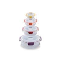 Conjunto 4 Recipientes Redondos Diversos – Multicolorido – Nest Lock – Joseph Joseph