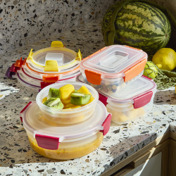Conjunto 4 Recipientes Redondos Diversos – Multicolorido – Nest Lock – Joseph Joseph