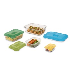 Conjunto de 4 Caixas de Vidro – Transparente – Nest Glass – Joseph Joseph