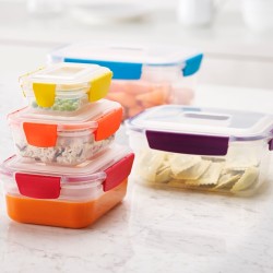 Conjunto de 5 Caixas de Armazenamento – Multicolorido – Nest Lock – Joseph Joseph