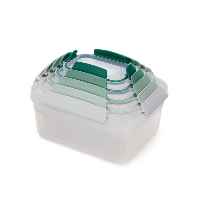 Conj. de 5 Caixas de Armazenamento – Sage – Nest Lock – Joseph Joseph
