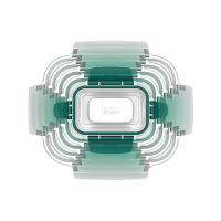 Conj. de 5 Caixas de Armazenamento – Sage – Nest Lock – Joseph Joseph