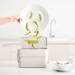 Recipiente para Lixo Orgânico – Cinza Claro – Compo4 – Joseph Joseph