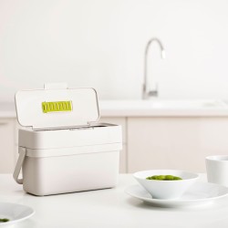 Recipiente para Lixo Orgânico – Cinza Claro – Compo4 – Joseph Joseph