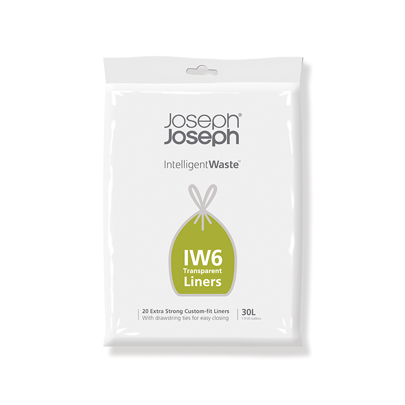 Sacos para Lixo Transparentes IW6 (20 Unidades) – Joseph Joseph