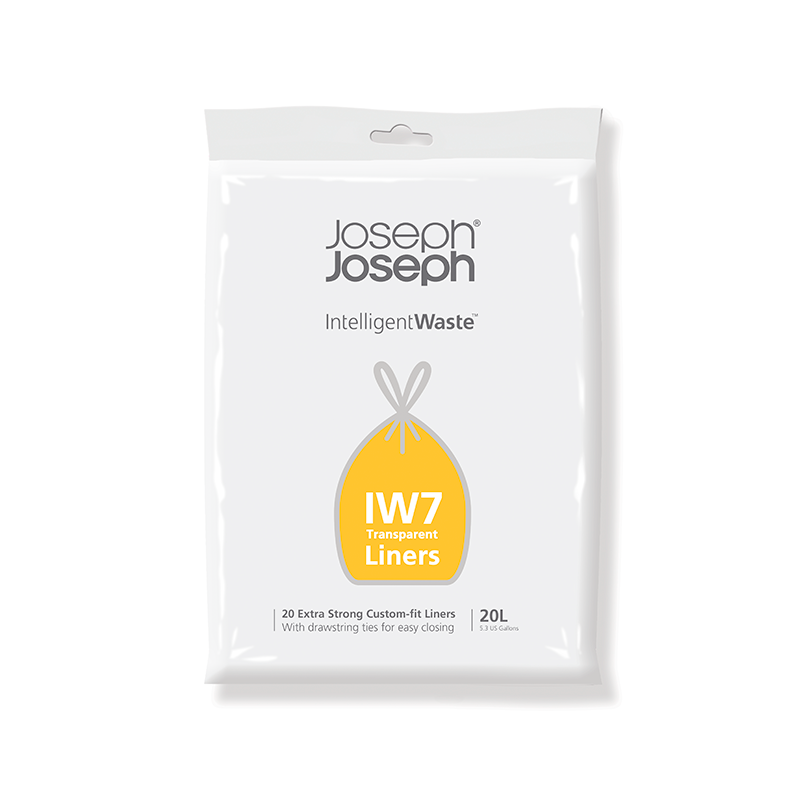 Sacos para Lixo IW7 Transparentes 20L (20 Unidades) – Joseph Joseph