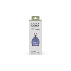 Sacos para Lixo 5L (20UN) – Cinza – IW8 – Joseph Joseph